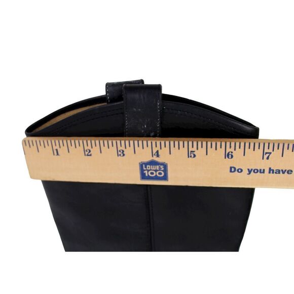 VTG FRYE BLACK GENUINE LEATHER PULL UP EQUESTRIAN RIDING BOOTS SHOES SIZE 7B - Picture 11 of 12